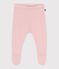 Baby-Hose aus Woll- und Baumwollstrick rosa JOLI