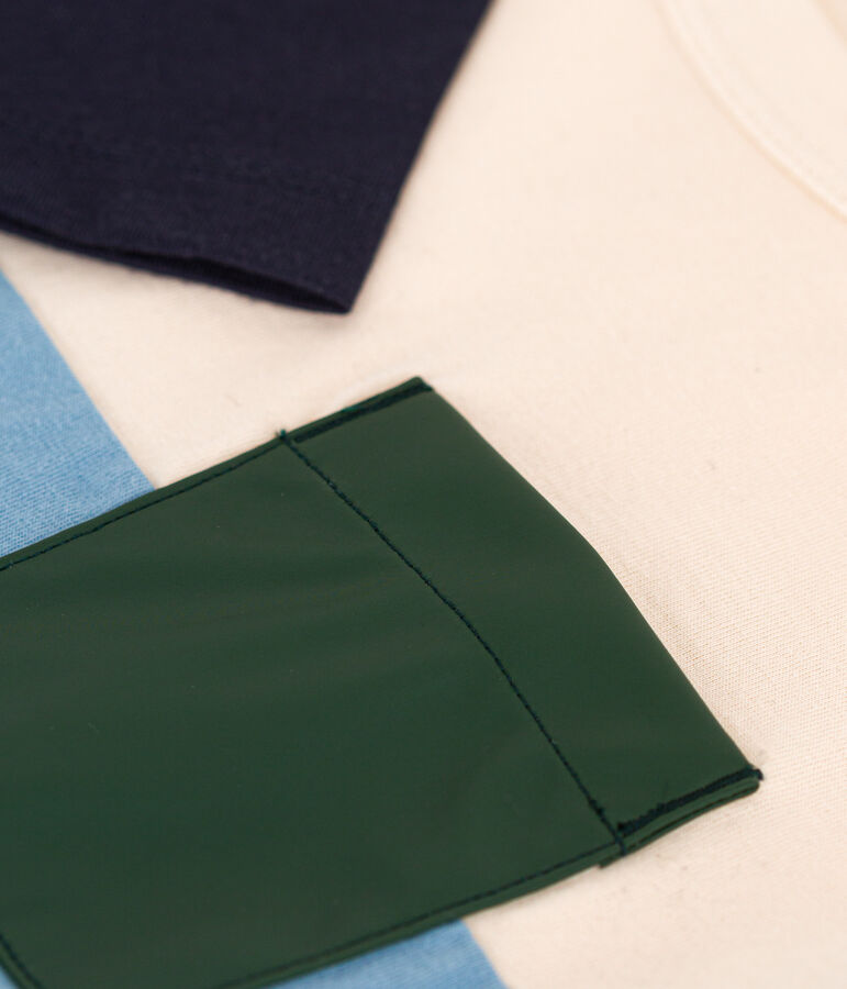 Lang&auml;rmeliges T-Shirt aus Baumwolle f&uuml;r Kinder/Jungen weiss AVALANCHE/ MULTICO