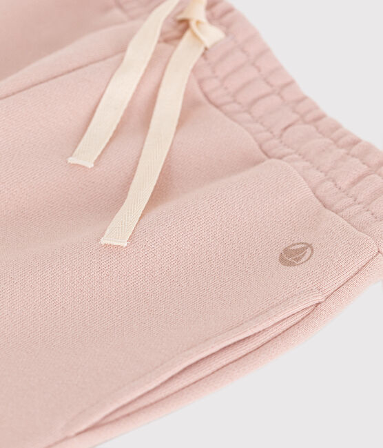 Jogginghose aus Molton für Kinder/Mädchen rosa SALINE