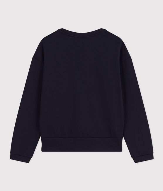 Damen-Sweatshirt aus Molton blau SMOKING