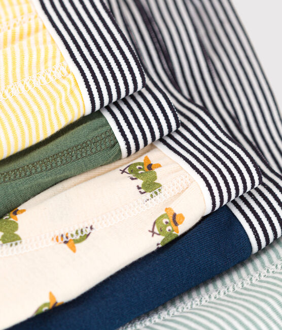 5er-Set Kinder-Boxershorts mit Tausendfüßler-Motiv aus Baumwolle variante 1