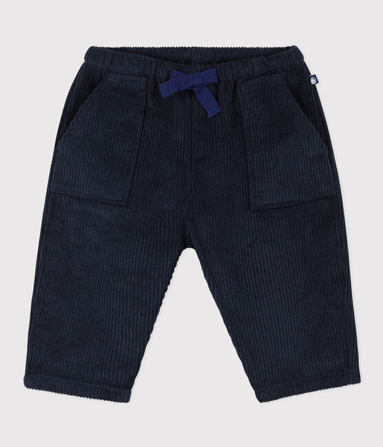 Baby-Cordhose blau SMOKING