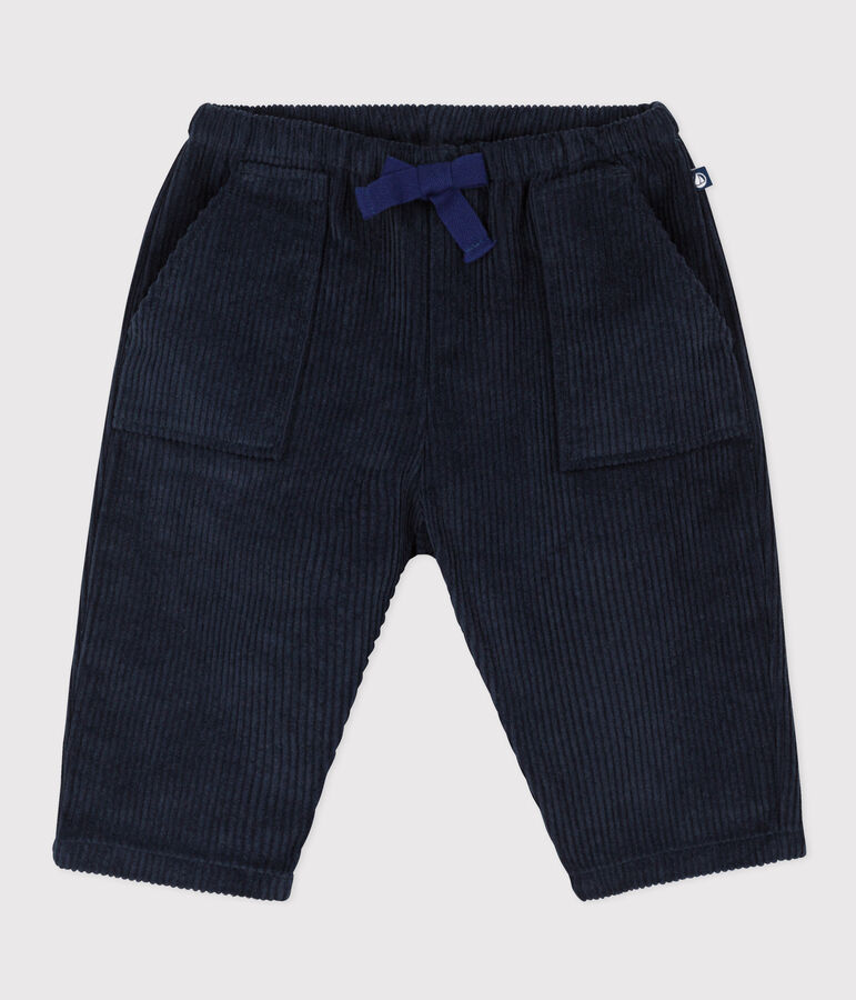 Baby-Cordhose blau