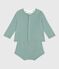 3-teiliges Newborn-Set aus Baumwolle mit einem zitronengelb gestreiften T-Shirt  PAUL/ MULTICO