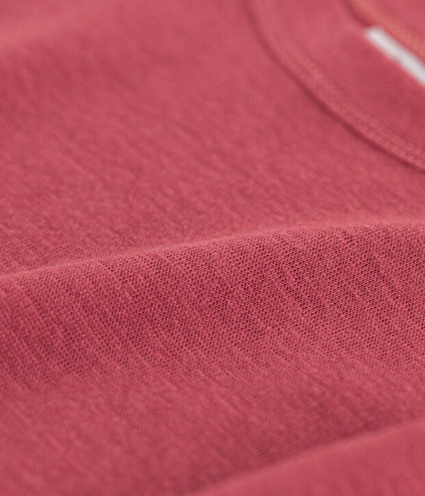Damen-T-Shirt L&rsquo;ICONIQUE aus Leinen rosa