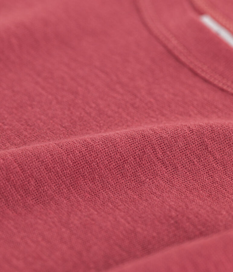 Damen-T-Shirt L&rsquo;ICONIQUE aus Leinen rosa