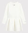 Baby-Kleid für Mädchen Petit Bateau x Deyrolle weiss MARSHMALLOW
