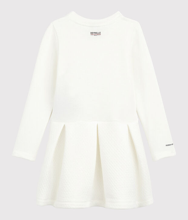 Baby-Kleid f&uuml;r M&auml;dchen Petit Bateau x Deyrolle weiss