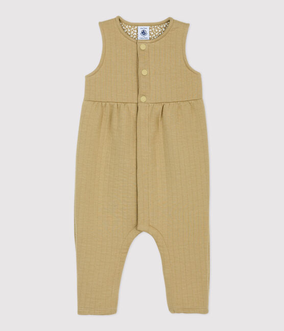 Langer gesteppter Baby-Overall. beige JERRYCAN