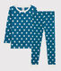 Snugfit-Kinderpyjama aus Bio-Baumwolle mit grafischem Print