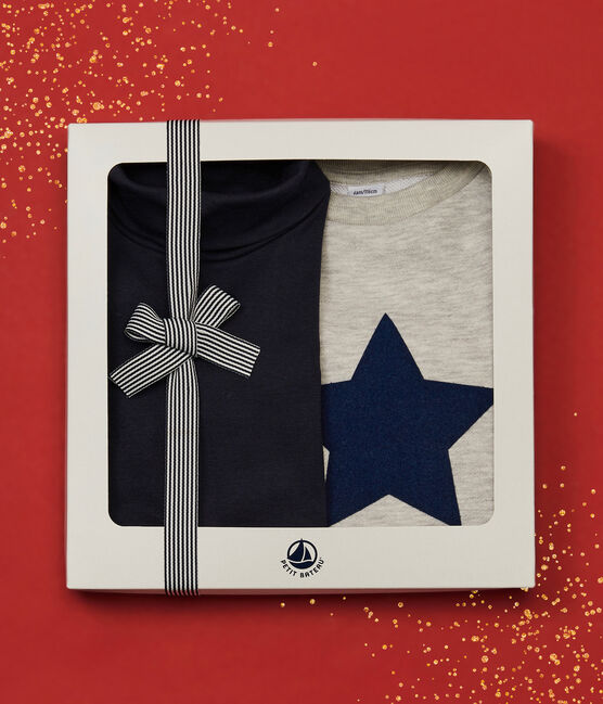 Geschenkset mit einem Sweat und einem Unterziehpulli für Mädchen und Jungen variante 1