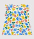 Ärmellose Baby-Bluse aus Popeline mit Blumenmuster