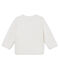 Baby-cardigan aus gestepptem doppeljersey mädchen weiss MARSHMALLOW