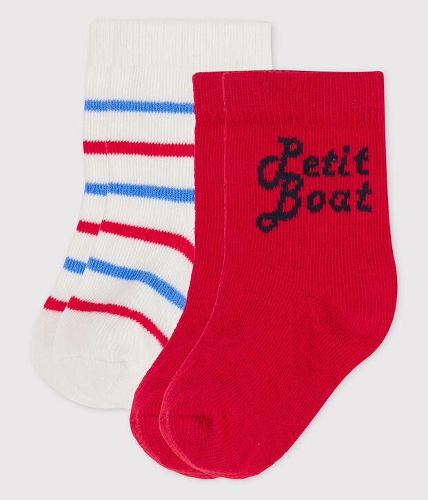 2er-Set Babysocken vielfarbig