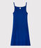 Klassisches Trägerkleid aus Baumwolle für Damen blau SURF