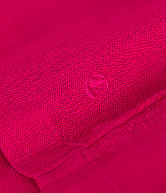 Ärmelloses Kinder-Kleid aus Leinen für Mädchen rosa DELHI