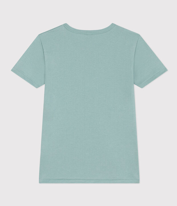 Kurz&auml;rmeliges T-Shirt aus Baumwolle gr&uuml;n