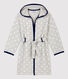 Morgenmantel aus Fleece mit Sternen-Design für Mädchen/Jungen
