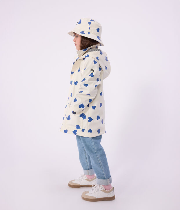 Ikonische Kinder-Regenjacke blau/blau