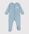 Strampler aus Nicki für Babys blau ENNEIGE