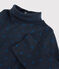 Baby-Rollkragenshirt aus Baumwolle blau SMOKING/ RUISSEAU