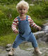 Lange Baby-Latzhose aus Cord