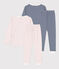 2er-Set Kinderpyjamas aus Baumwolle mit Sternenmotiv für Jungen variante 1