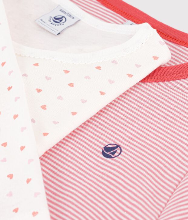 Set Kinder-Pyjamas aus bedruckter Baumwolle vielfarbig