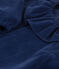 Langärmelige Babybluse aus Feincord BLEU FONCE