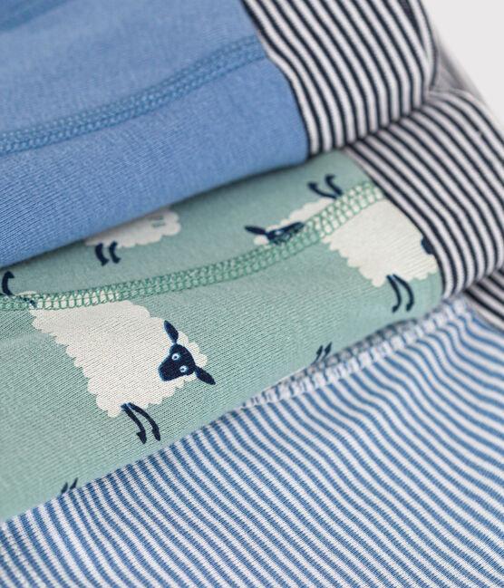 3er-Set Kinder-Boxershorts aus Baumwolle mit Schafmotiv variante 1