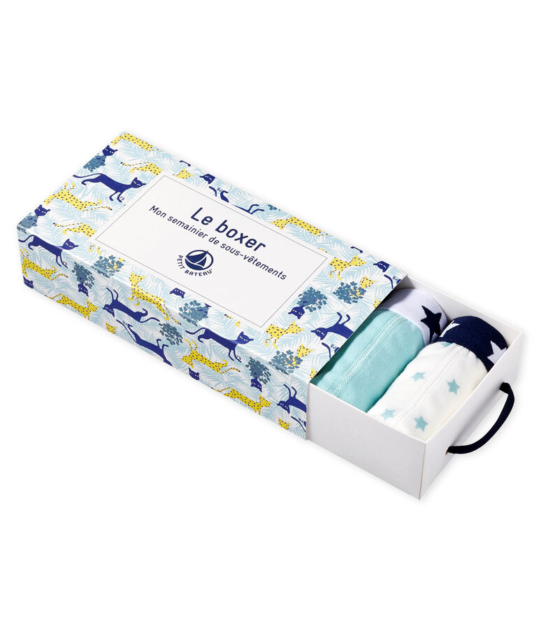 Set mit 5 Boxershorts f&uuml;r kleine Jungen vielfarbig