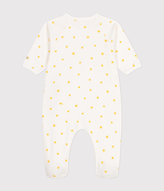 Baby-Strampler aus Baumwolle weiss MARSHMALLOW/ ORGE