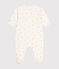 Baby-Strampler aus Baumwolle weiss MARSHMALLOW/ ORGE