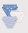 Set Kinder-Slips aus Baumwolle mit Herzmotiv vielfarbig