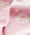 Kniestrümpfe für Babys rosa MINOIS/weiss MARSHMALLOW