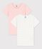 2er-Set kurzärmelige T-Shirts aus Bio-Baumwolle mit Mini-Sternchen für Mädchen variante 1