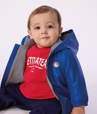 Baby-Jacke aus einfarbigem PU