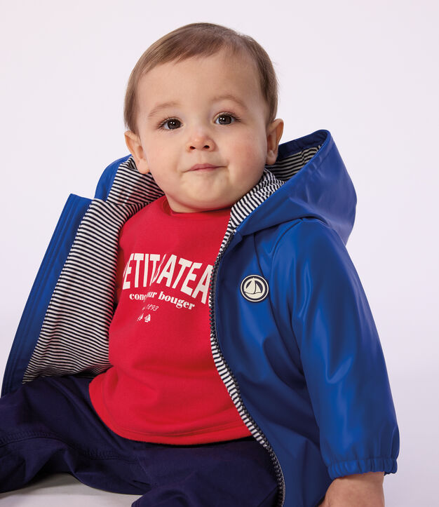 Baby-Jacke aus einfarbigem PU PERSE