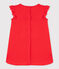 Besticktes Baby-Mädchen-Kleid rot PEPS