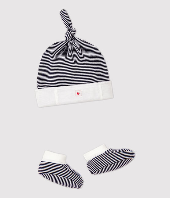 Baby-Mützchen und -Schuhe aus Bio-Baumwolle für Neugeborene variante 1