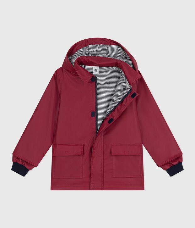 Ikonische  Kinder-Regenjacke unisex rot