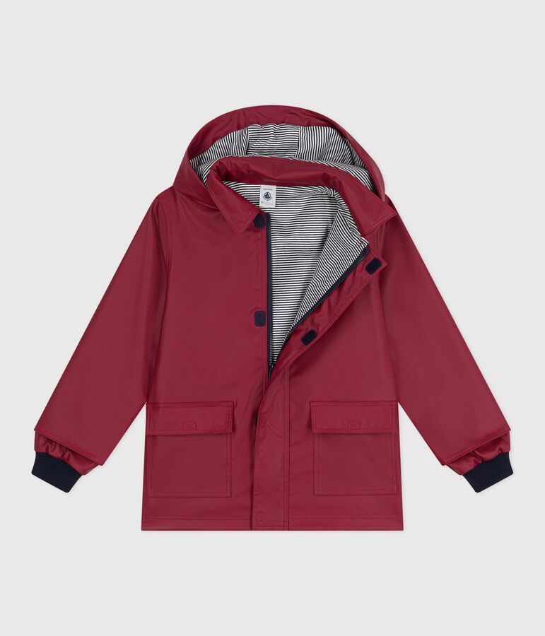 Ikonische  Kinder-Regenjacke unisex rot
