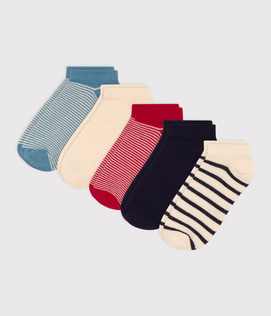5er-Set gestreifte Kindersocken aus Baumwolljersey variante 1