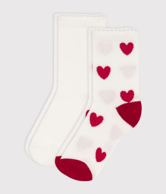 Set aus 2 Paar Socken für Mädchen variante 1