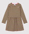 Kinderkleid aus Baumwolle für Mädchen MILITARY/ CHARME BRILLANT