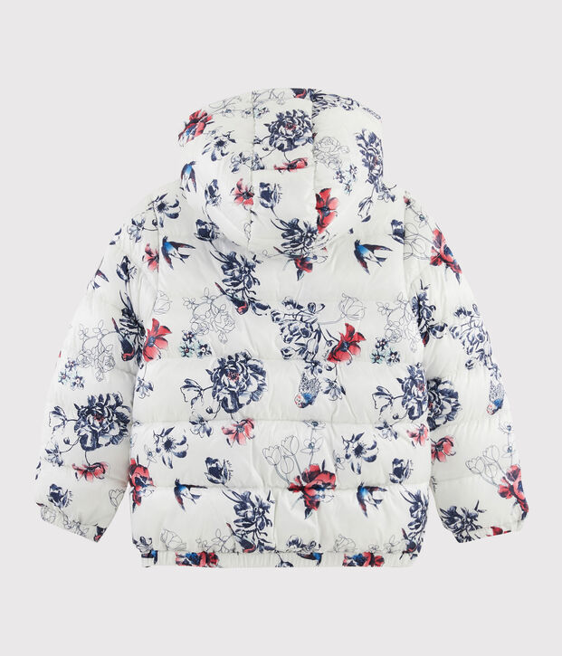 Kinder-Jacke f&uuml;r M&auml;dchen weiss/vielfarbig