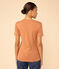 T-Shirt L’ICONIQUE aus Baumwolle mit rundem Ausschnitt für Damen rosa SIENNA
