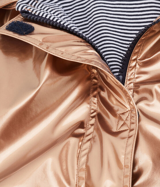 Kinder-Regenjacke Mädchen COPPER
