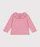 Langärmelige Babybluse aus Jersey rosa ROSELINE CHINE