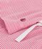 Kurzärmeliger Kinder-Pyjama aus Baumwolle mit weiten Beinen und Streifen rosa PEONIA/ MARSHMALLOW
